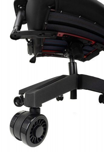 Кресло игровое Knight Outrid Smile черный эко.кожа с подголов. крестов. пластик