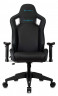 Кресло игровое Knight Outrid Smile черный эко.кожа с подголов. крестов. пластик