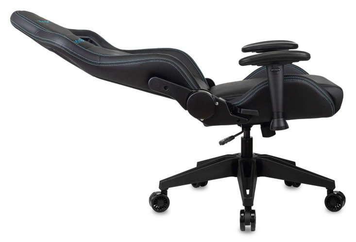 Кресло игровое Knight Outrid Smile черный эко.кожа с подголов. крестов. пластик