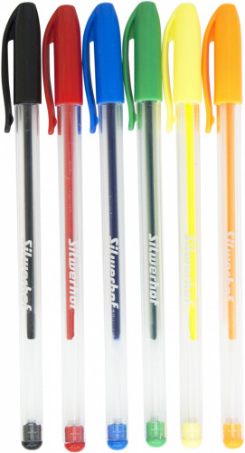 Набор ручек гелев. Silwerhof Монстрики d=1мм блистер (6шт) 6цв.