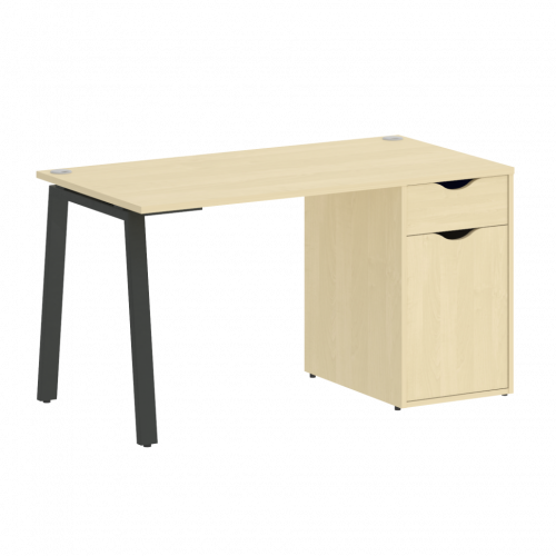 Home Office Стол письменный VR.SP-3-138.1.A Клён/Антрацит металл 1380*720*750