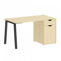 Home Office Стол письменный VR.SP-3-138.1.A Клён/Антрацит металл 1380*720*750