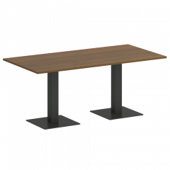 Home Office Стол прямоугольный VR.SP-5-180.2 Орех/Антрацит металл 1800*900*750
