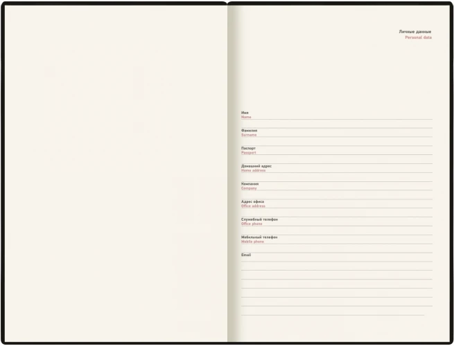 Ежедневник Deli VG CN146 A5 недатир. 136стр. ассорти Поле