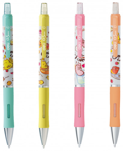 Карандаш мех. Deli EU765 Larva 0.5мм пластик ассорти