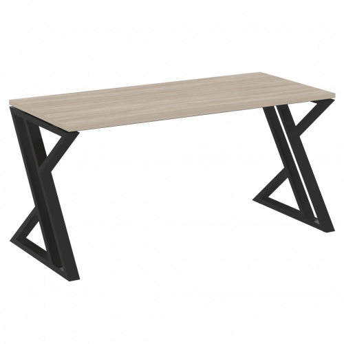Loft Стол рабочий VR.L-SRZ-4.7 Дуб аттик/Чёрный металл 1580*720*750