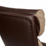 Кресло DUKE, кож/зам/ткань, коричневый/бронза, 36-36/21