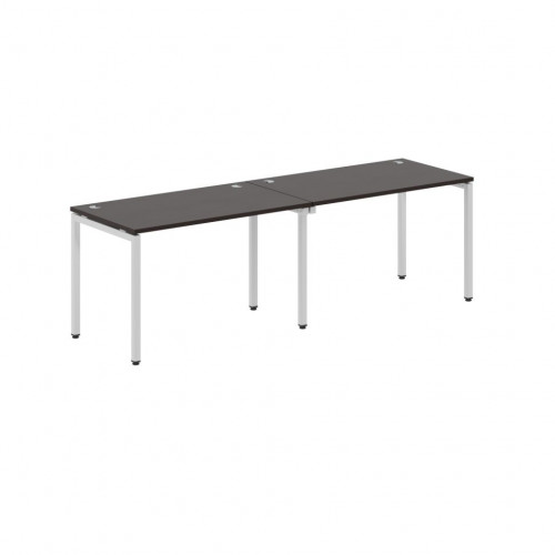 Стол 2-х местный XWST 2470 Легно темный/Алюминий 2406х700х750 XTEN-S