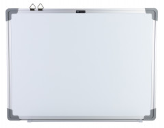 Доска магнитно-маркерная Deli EV900 магнитно-маркерная лак белый 90x120см