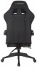 Кресло игровое Zombie Predator черный Neo Black с подголов. крестов. пластик