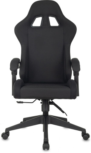 Кресло игровое Zombie Predator черный Neo Black с подголов. крестов. пластик