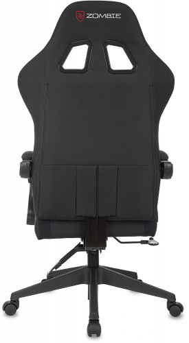 Кресло игровое Zombie Predator черный Neo Black с подголов. крестов. пластик