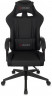Кресло игровое Zombie Predator черный Neo Black с подголов. крестов. пластик