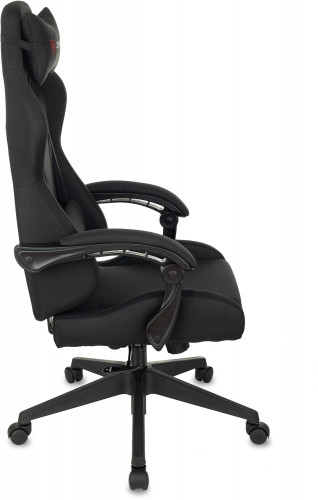 Кресло игровое Zombie Predator черный Neo Black с подголов. крестов. пластик