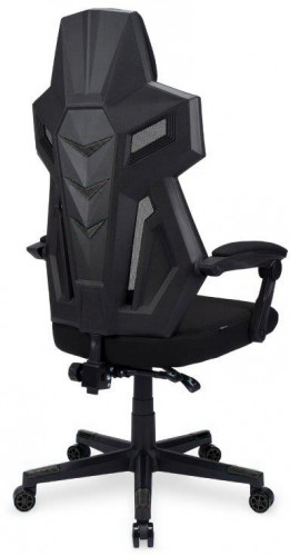 Кресло игровое Оклик 111G черный сиденье черный сетка/ткань с подголов. крестов. пластик черный
