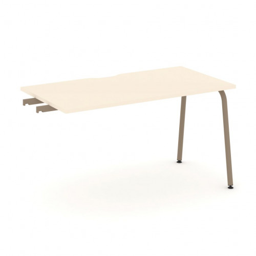 Estetica Стол приставка к опорным тумбам ES.SPR-3-VK Сатин/Латте металл 1380*730*750