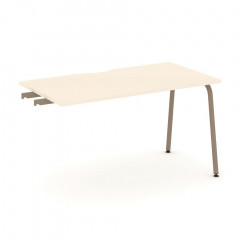 Estetica Стол приставка к опорным тумбам ES.SPR-3-VK Сатин/Латте металл 1380*730*750