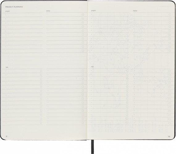 Блокнот Moleskine PROFESSIONAL PROPFNTB3HBK Large 130х210мм 240стр. линейка твердая обложка черный