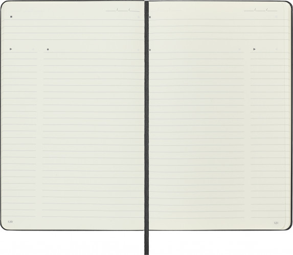 Блокнот Moleskine PROFESSIONAL PROPFNTB3HBK Large 130х210мм 240стр. линейка твердая обложка черный