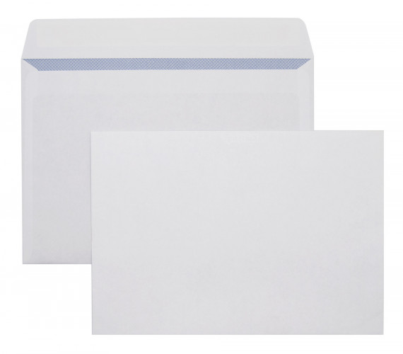 Конверт Buro С50.10.50 C5 162x229мм белый силиконовая лента 80г/м2 (pack:50pcs)