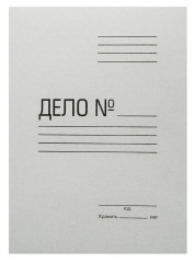 Скоросшиватель Silwerhof СК260 картон 0.4мм 260г/м2 белый