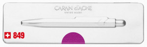 Ручка шариков. Carandache Office Popline Metal-X (849.850) Violet Metallic M син. черн. подар.кор.