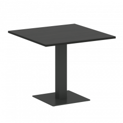 Home Office Стол квадратный VR.SP-5-90.2 Суар тёмный/Антрацит металл 900*900*750