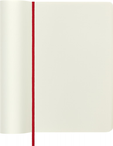 Блокнот Moleskine CLASSIC SOFT QP618F2 Large 130х210мм 192стр. нелинованный мягкая обложка красный