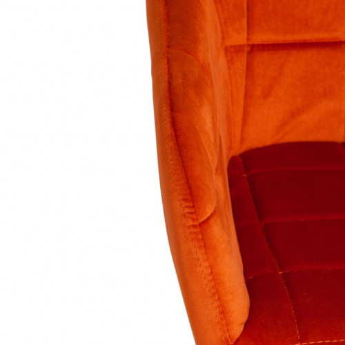 Кресло BEATA (mod. 8266), металл/ткань, 56х60х82 см, рыжий/черный, G062-24