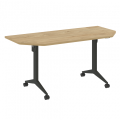 X-Pull Стол складной мобильный X.M-7.T2 Тиквуд светлый/Антрацит металл 1580*720*753