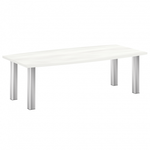 Yalta Стол переговорный M-LT.SP-2 Снежная патина/Нерж. сталь 2400*1200*750