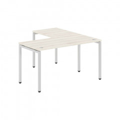 Стол угловой XSCT 1415 Сосна Эдмонт/Алюминий 1400х1500х750 XTEN-S