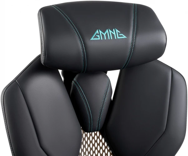 Кресло игровое GMNG GG-CH210B черный сиденье черный кожзам с подголов. крестов. пластик черный пластик черный