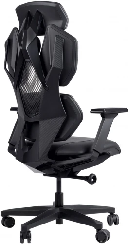 Кресло игровое GMNG GG-CH210B черный сиденье черный кожзам с подголов. крестов. пластик черный пластик черный