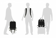 Рюкзак Moleskine CLASSIC (ET86UBKB20) 32x42x11см эко-кожа синий сапфир