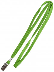 Держатель для бейджа Silwerhof 45см клип текстиль зеленый (упак.:10шт)