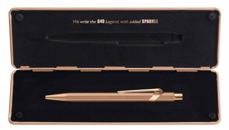 Ручка шариков. Carandache Office Brute Rose (849.997) M син. черн. подар.кор.
