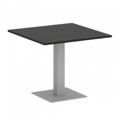 Home Office Стол квадратный VR.SP-5-90.2 Суар тёмный/Серый металл 900*900*750