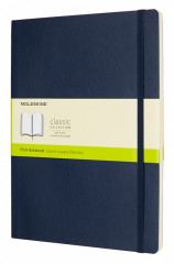Блокнот Moleskine CLASSIC SOFT QP623B20 XLarge 190х250мм 192стр. нелинованный мягкая обложка синий сапфир