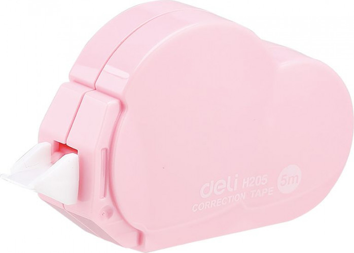 Лента коррект. Deli EH20501 5мх5мм ассорти корпус белый блистер