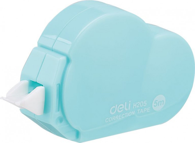 Лента коррект. Deli EH20501 5мх5мм ассорти корпус белый блистер