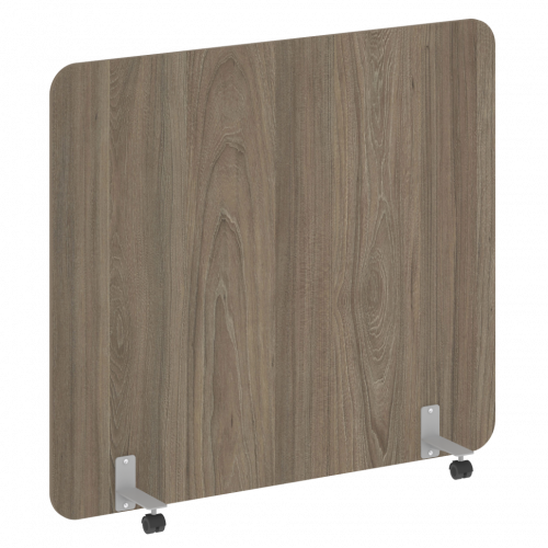 R-line Перегородка на металлических опорах, на роликах DP.R-160-140 Вяз/Серый металл 1600*18*1400