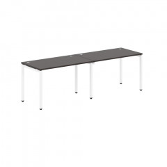 Стол 2-х местный XWST 2470 Легно темный/Белый 2406х700х750 XTEN-S