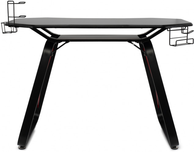 Стол игровой Оклик 531G столешница МДФ карбон каркас черный 126х60см