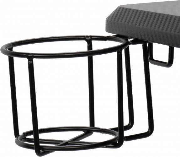 Стол игровой Оклик 531G столешница МДФ карбон каркас черный 126х60см