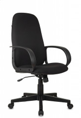 Кресло руководителя Бюрократ CH 279 черный 3C11 крестов. пластик черный