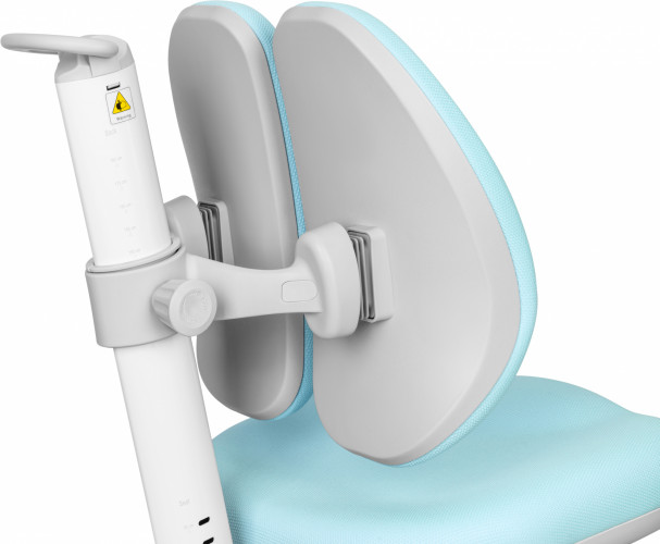 Кресло детское Cactus CS-CHR-3604BL голубой крестов. пластик серый