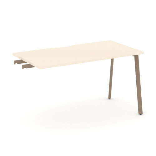 Estetica Стол приставка к опорным тумбам ES.SPR-3-VP Сатин/Латте металл 1380*730*750