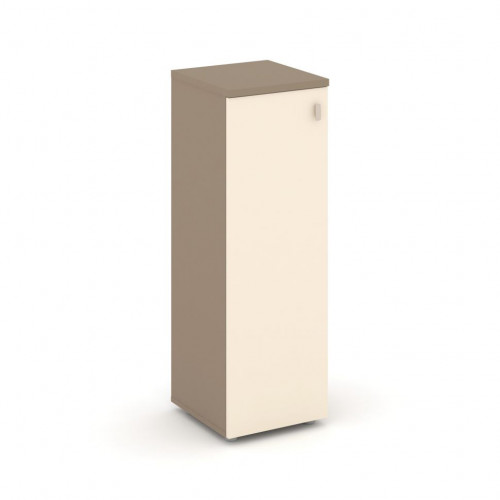 Estetica Шкаф сред. узкий лев. (1 сред. фасад ЛДСП) ES.SU-2.3 (L) Латте/Сатин 400*420*1207