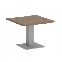 Home Office Стол журнальный квадратный VR.SP-5-60.2G Дуб аризона/Серый металл 600*600*453